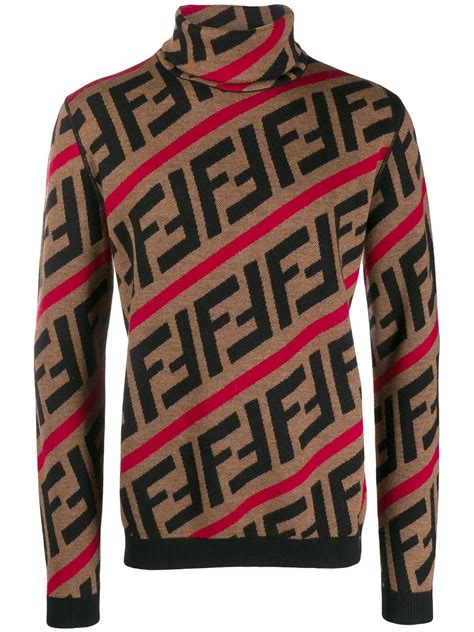 fendi mens turtleneck|fendi shirts.